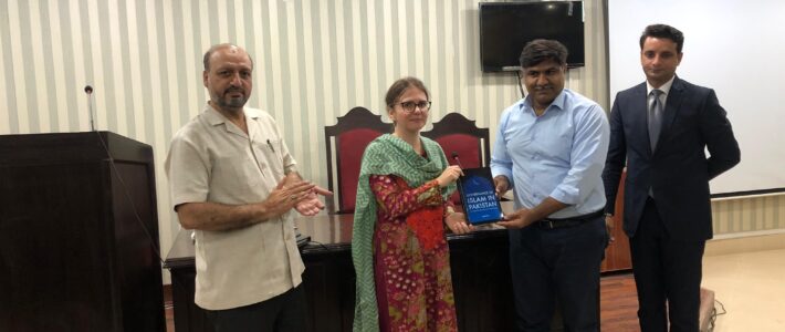 The School of Politics and International Relations (SPIR) at Quaid-i-Azam University Islamabad conducted a book talk on  “Governance of Islam in Pakistan: An institutional study of the Council of Islamic Ideology”, with Dr. Sarah Holz.